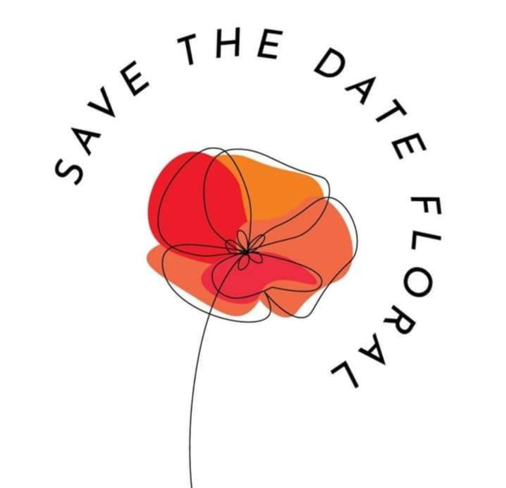 Save The Date Floral